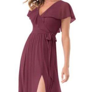 Azazie Bridesmaid Jael Dress in Mulberry